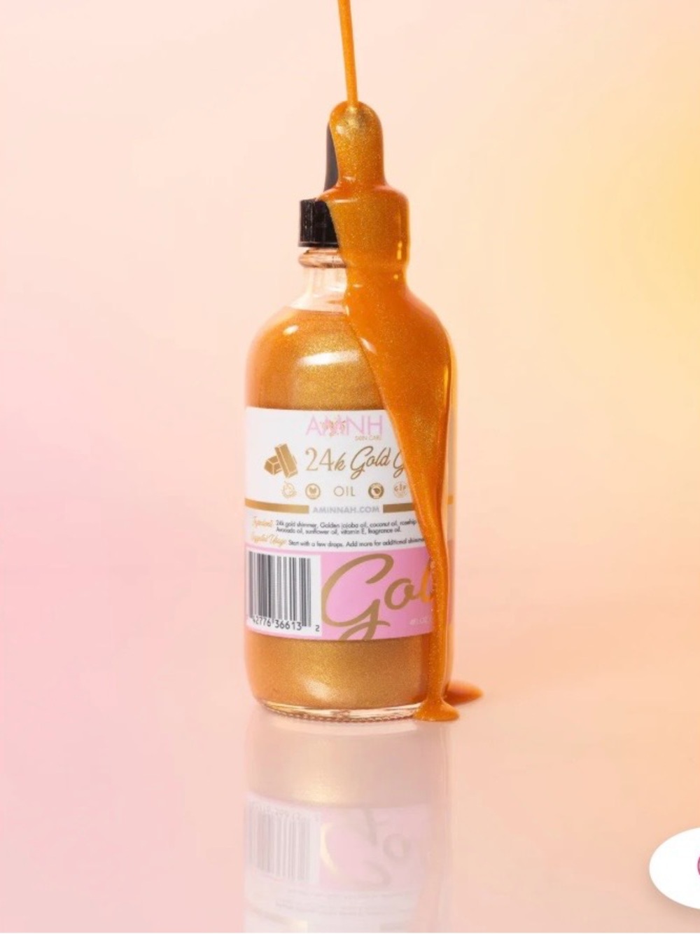 Aminnah 24K Gold Glow Oil